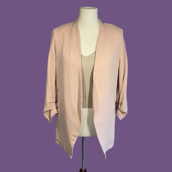 Tahari Pink Open Front Blazer NWT Medium - Picture 14 of 15